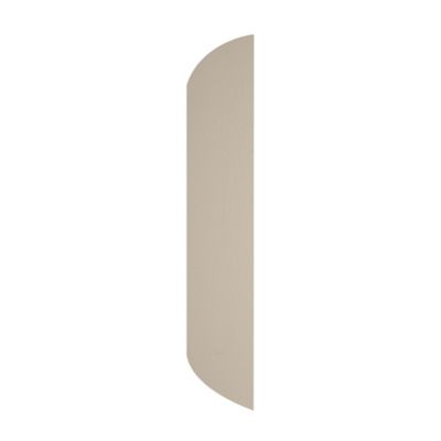 Champlat MDF blanc satin 6 x 30 mm L.2,4 m