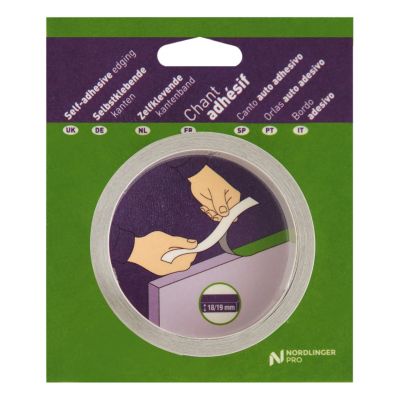Chant mélaminé adhésif Nordlinger Pro chêne clair 19 mm x 5 m