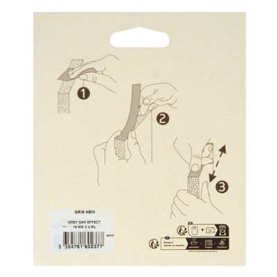 Chant mélaminé adhésif Nordlinger Pro gris 19 mm x 5 m
