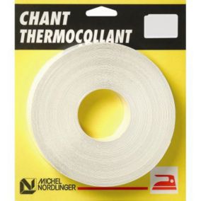 Chant mélaminé thermocollant Melafix P099 blanc mat 23 mm x L.25 m