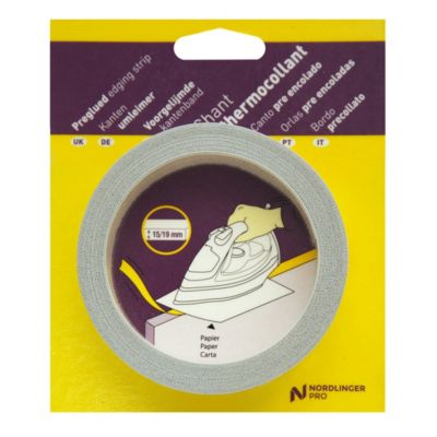 Chant mélaminé thermocollant Nordlinger Pro blanc 16 mm x 5 m