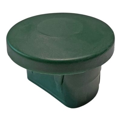 Lot De 24 Boutons Vert Lisse - Diamètre 1,6 Cm, Référence 248, Occasion, Fabrication France