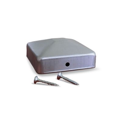 Chapeau de poteau galva 7 x 7 cm (x 4)