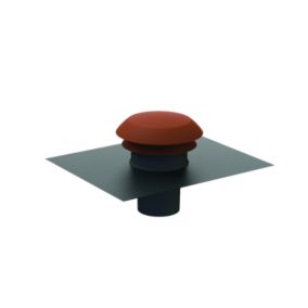 Chapeau de toiture VMC plastique ANJOS CARA sortie sur toiture incliné - Diamètre (mm) 160 - Couleur Tuile