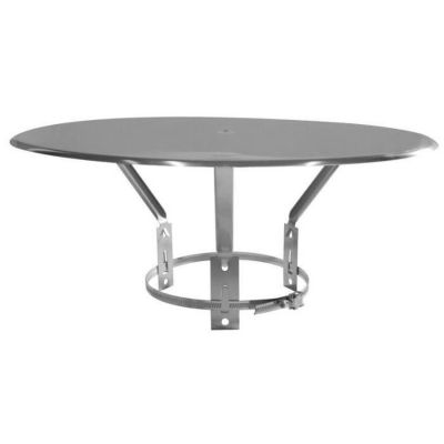 Chapeau pare pluie - JONCOUX - Inox - Diamètre 125 à 200 mm - Protection intempéries - Ventilation optimale