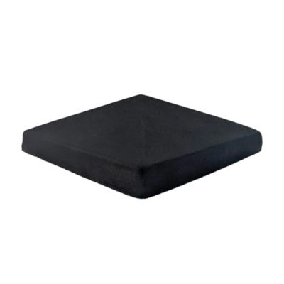 Chapeau Pilier 36x36 Pointe De Diamant - Gris Anthracite Foncé