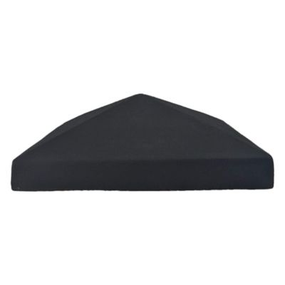 Chapeau Pilier 36x36 Pointe De Diamant - Gris Anthracite Foncé
