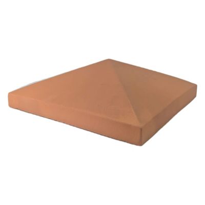 Chapeau Pilier 46x46 Pointe De Diamant - Rouge