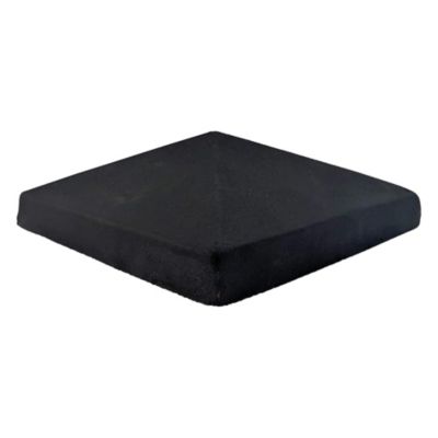 Chapeau Pilier 49x49 Pointe De Diamant - Gris Anthracite Foncé