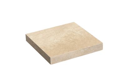 Chapeau plat en béton coloris sable 40x40x6cm