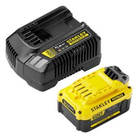 Chargeur + 1 batterie Stanley Fatmax V20 18V - 4Ah