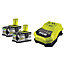 Chargeur + 2 batteries lithium-Ion 5Ah - 18V Ryobi ONE+