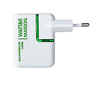 Chargeur compact double USB ultra rapide