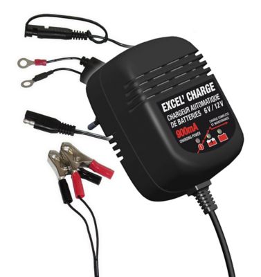 Chargeur de batterie 12V pour tondeuse autoportée