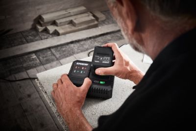Chargeur de batterie rapide Erbauer 18V