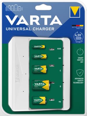Chargeur de pile Varta AA/ AAA/ C/ D/9V