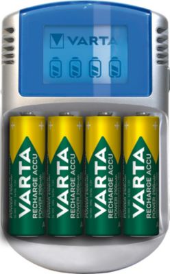 Chargeur de piles rapide Varta + 4 piles AA - R06