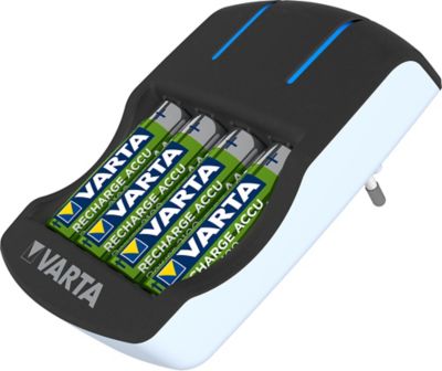 Chargeur de piles Varta + 4 piles AA - R06