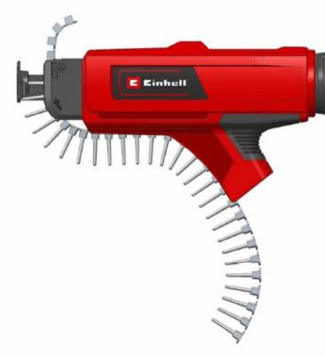 Chargeur de vis en bande, pour visseuse à plaque de plâtre sans fil TE-DY 18 et visseuse à plaque de plâtre TC-DY 710 E, Einhell 4259955