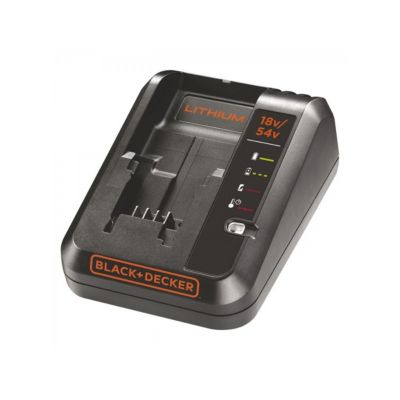 Chargeur pour batterie lithium-ion 18 V/54 V, Noir Black + Decker BDC2A-QW