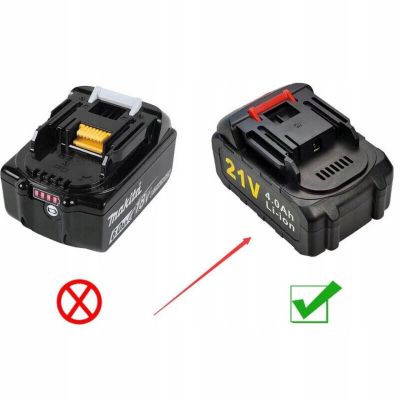 Chargeur Rapide 21V 1,2A - LED, Protection Intégrée, Compatible Batteries Rosfix Animal Pro et Makita 18-21V