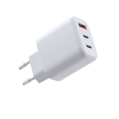 Chargeur rapide 65W double port USB-A et USB-C GAO