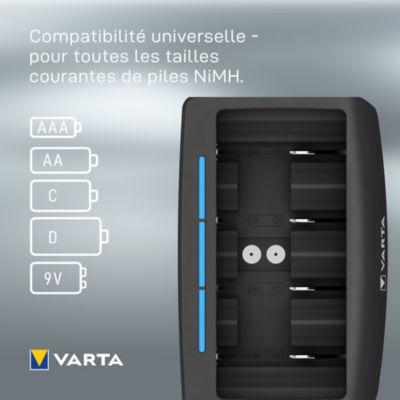 VARTA Universal charger - chargeur pour piles rechargeables AA/AAA