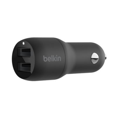 Chargeur voiture Boost Charge 2 USB A 2x12W Belkin blanc