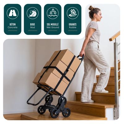 Chariot de course avec sac isotherme VOUNOT