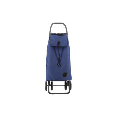 Chariot de course Rolser IMAX MF 43L aluminium bleu pliable 4 roues