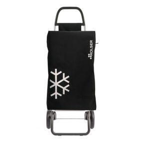 Chariot de courses 2 roues Rolser Igloo noir 40L H.104 x l.41 x P.32,5cm