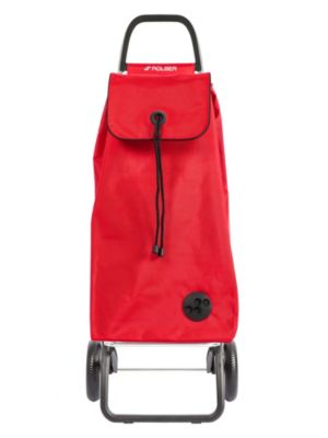 Chariot de courses 2 roues Rolser Imax rouge 43L H.104 x l.41 x P.32,5cm
