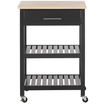 Chariot de cuisine HIUMA Bois Noir