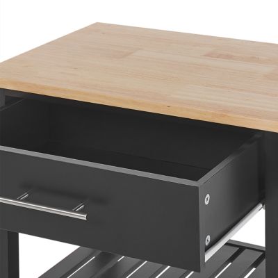 Chariot de cuisine HIUMA Bois Noir