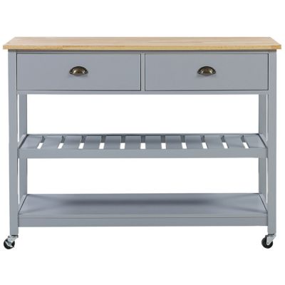 Chariot de cuisine NAVARINO Bois Gris