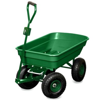 Chariot de jardin 4 roues - 52 litres capacité 120 kg