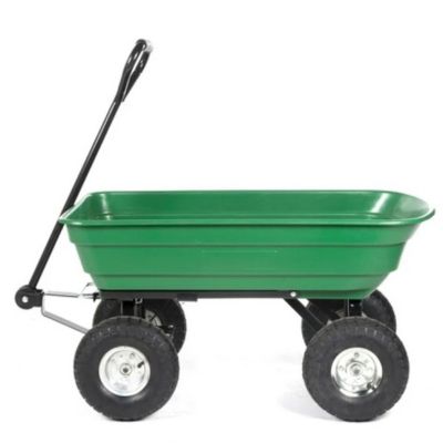 Chariot de jardin Benne basculante 75Litres Remorque KZ GARDEN