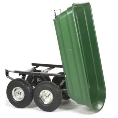 Chariot de jardin Benne basculante 75Litres Remorque KZ GARDEN