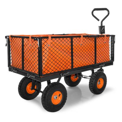 Chariot de jardin Boudech 550 kg PVC 600D poignée amovible