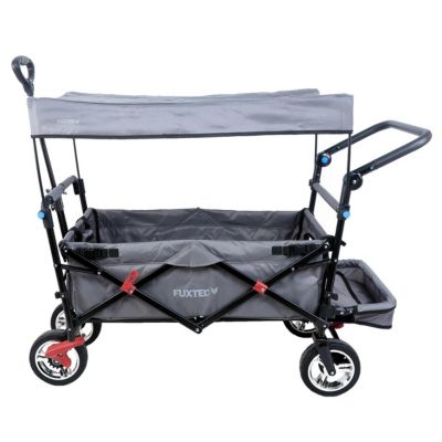 Chariot de jardin pliable Gris - FUXTEC Smart Cruiser - transport charge 75 kg