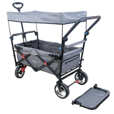 Chariot de jardin pliable Gris - FUXTEC Smart Cruiser - transport charge 75 kg