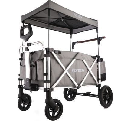 Chariot de jardin pliable Gris - FUXTEC Super Cruiser - transport charge 75 kg