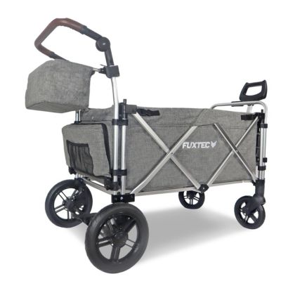 Chariot de jardin pliable Gris Premium - FUXTEC Super Cruiser Plus - transport charge 75 kg