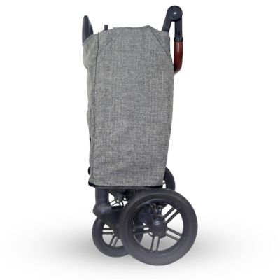 Chariot de jardin pliable Gris Premium - FUXTEC Super Cruiser Plus - transport charge 75 kg