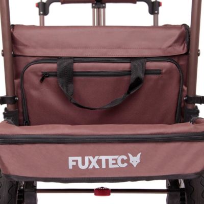 Chariot de jardin pliable Marron - FUXTEC Smart Cruiser - transport charge 75 kg