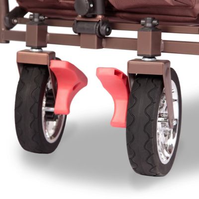 Chariot de jardin pliable Marron - FUXTEC Smart Cruiser - transport charge 75 kg