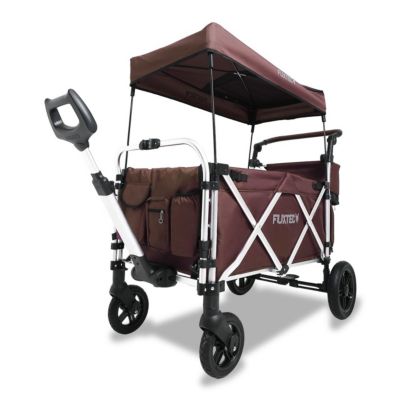 Chariot de jardin pliable Marron - FUXTEC Super Cruiser Plus - transport charge 75 kg