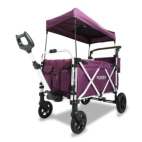 Chariot de jardin pliable Pourpre - FUXTEC Super Cruiser Plus - transport charge 75 kg