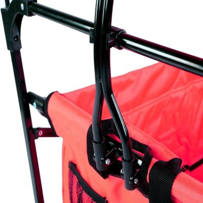 Chariot de jardin pliable Rouge - FUXTEC Wild Cruiser - transport charge 75 kg