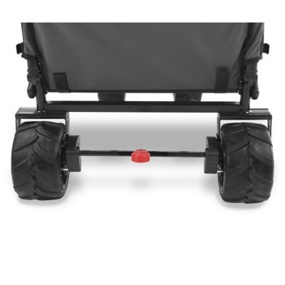 Chariot de jardin pliable Fuxtec évitez la fatigue du transport enfant et plage rouge 75 kg